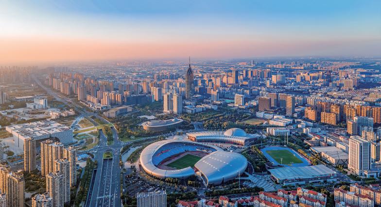 The city of Changzhou, a key industrial hub in China